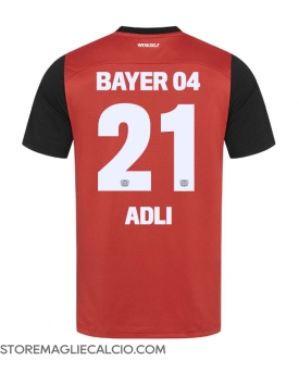 Bayer Leverkusen Amine Adli #21 Maglia Gara Casa Repliche 2024-25